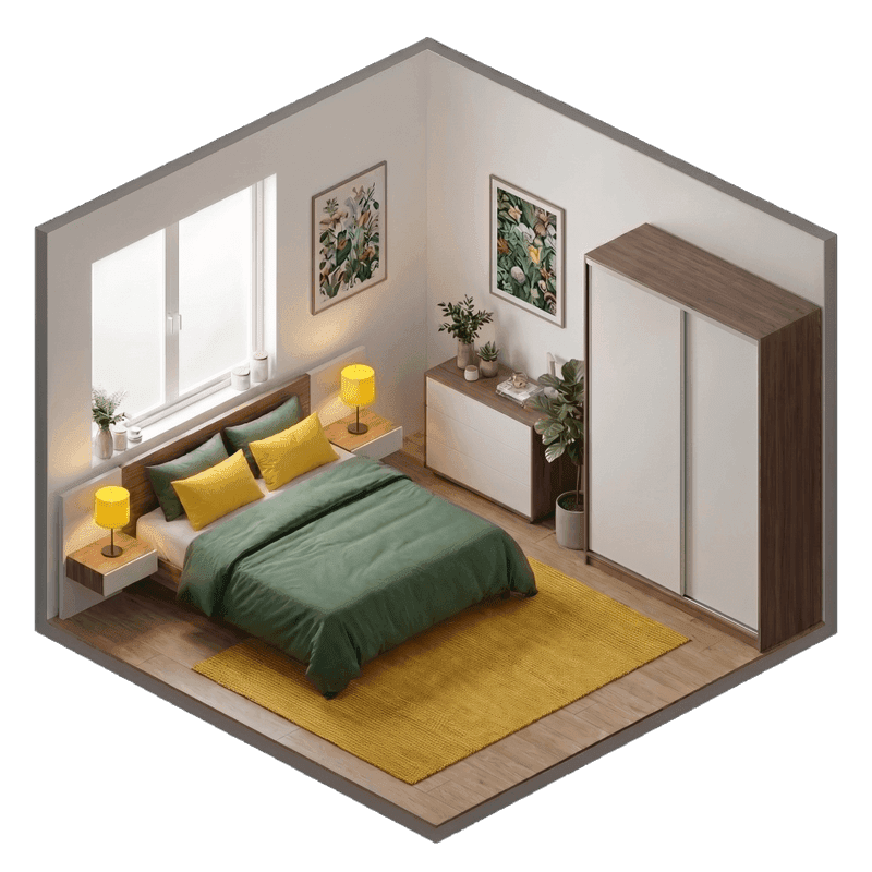 Checkéo - Relevé d’état des lieux et inventaire mobilier : Chambre de Maître & Dressing